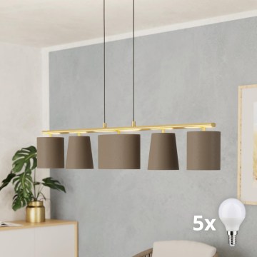 Eglo 99487 - LED cable-suspended pendant ALMEIDA 5xE14/40W/230V