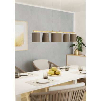 Eglo 99487 - LED cable-suspended pendant ALMEIDA 5xE14/40W/230V