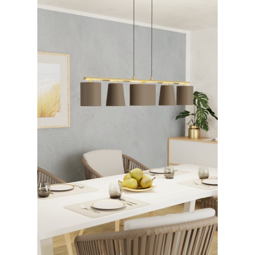 Eglo 99487 - LED cable-suspended pendant ALMEIDA 5xE14/40W/230V
