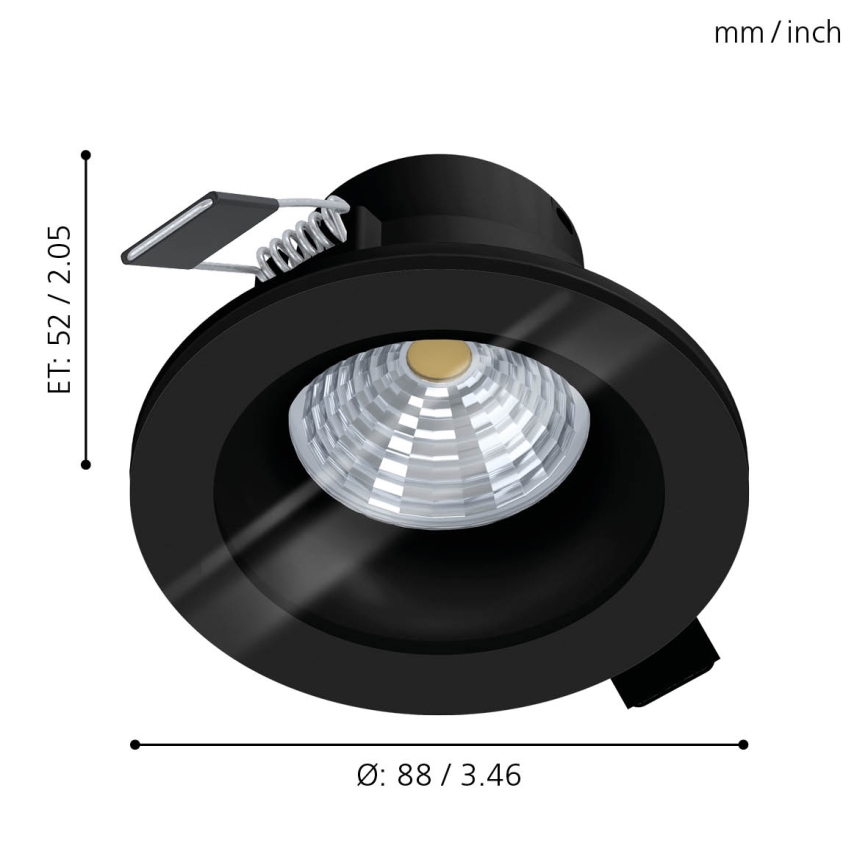 Eglo - LED Dimmable bathroom light LED/6W/230V 4000K IP44