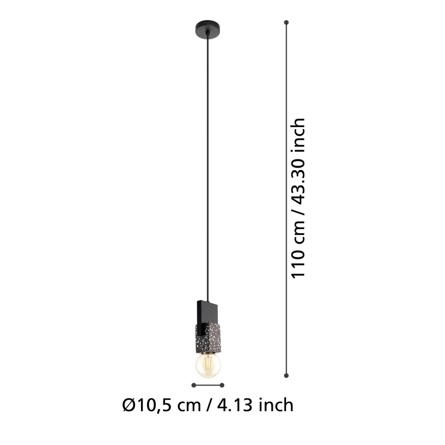 Eglo - Chandelier on a string 1xE27/40W/230V
