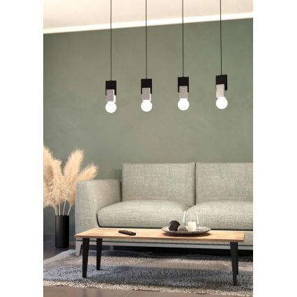 Eglo 99532 - LOBATIA Cable Pendant 4xE27/40W/230V