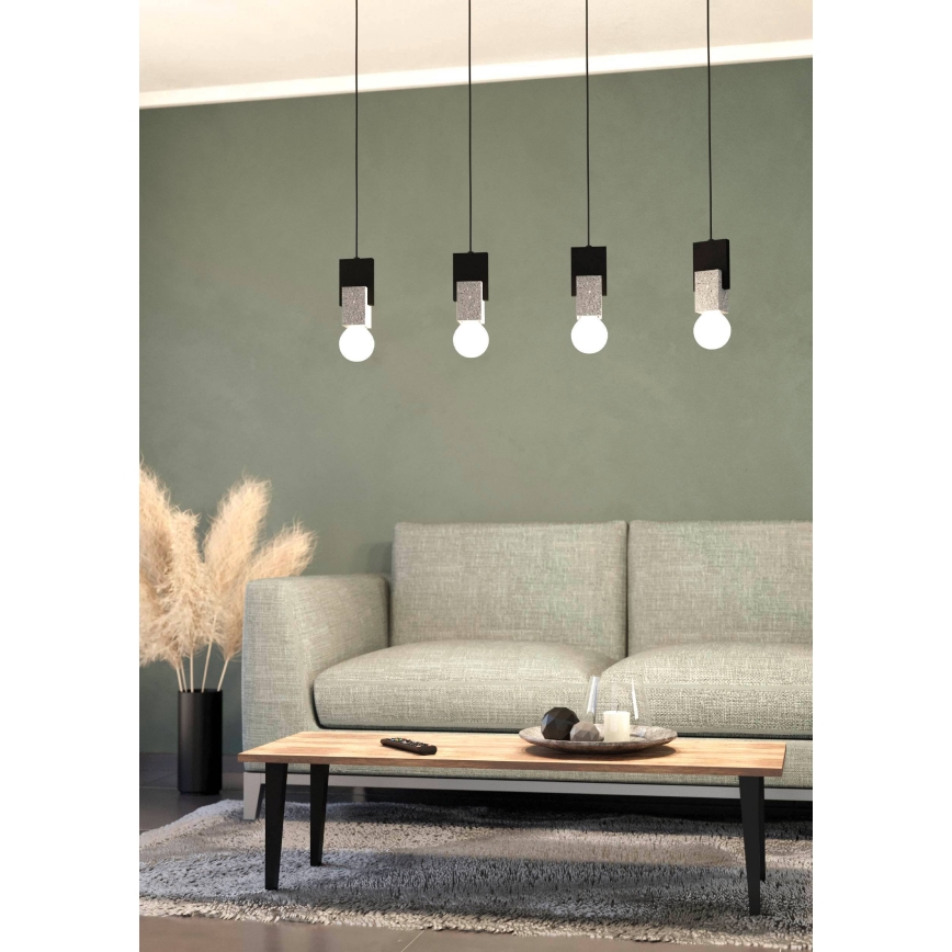 Eglo 99532 - LOBATIA Cable Pendant 4xE27/40W/230V