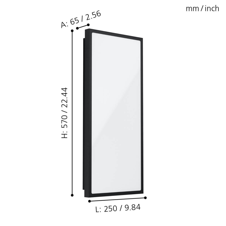 Eglo - LED Outdoor wall light LED/18,5W/230V IP44
