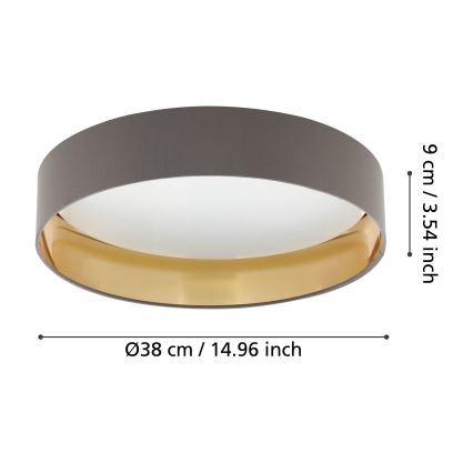 Eglo - LED Ceiling light LED/24W/230V