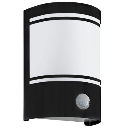 Eglo - Outdoor wall light with a sensor 1xE27/40W/230V IP44