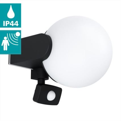 Eglo 99573 - Outdoor wall light with sensor RUBIO 1xE27/15W/230V IP44