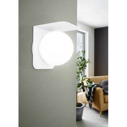Eglo - Outdoor wall light 1xE27/15W/230V IP44 white