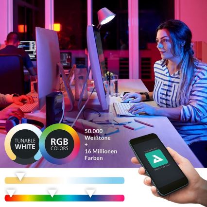 Eglo - LED RGBW Dimmable ceiling light LED/16W/230V ZigBee