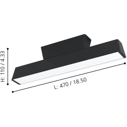 Eglo - LED RGBW Dimmable ceiling light LED/16W/230V ZigBee
