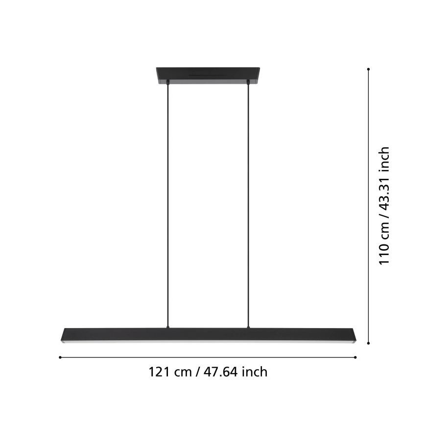 Eglo - LED RGBW Dimmable chandelier on a string LED/35W/230V ZigBee