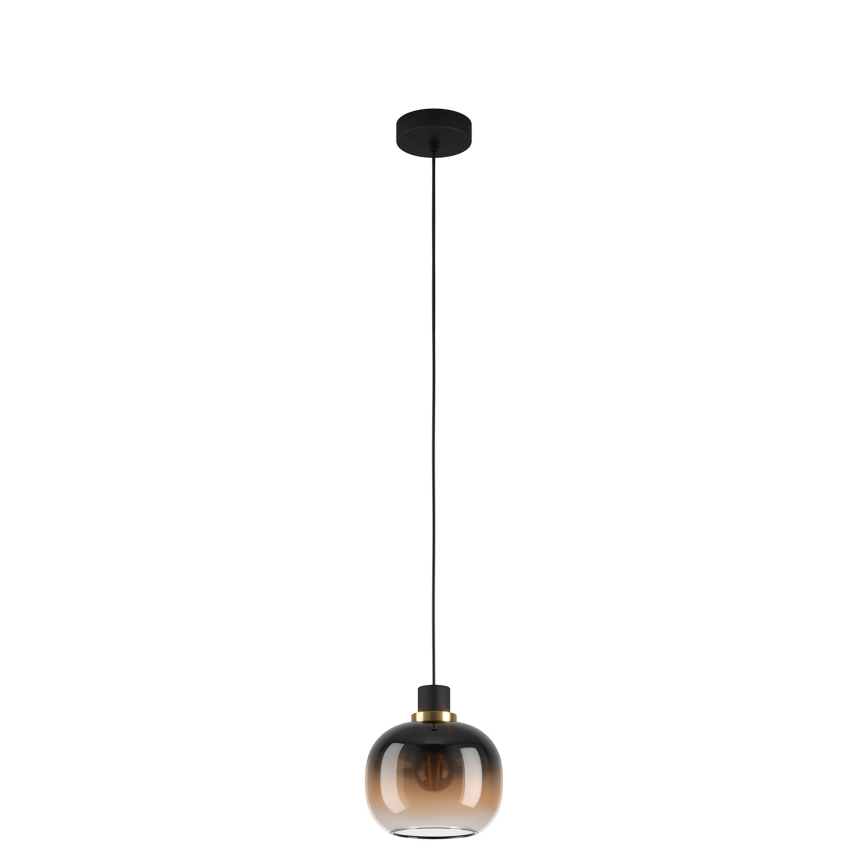 Eglo - Chandelier on a string 1xE27/40W/230V brown