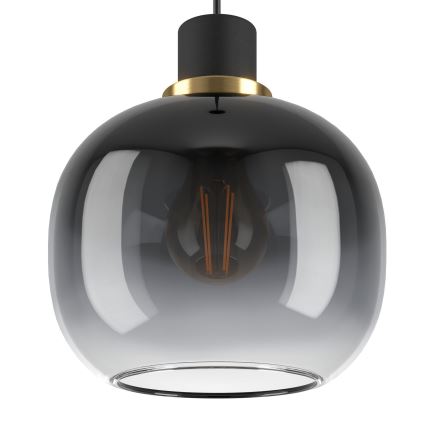 Eglo - Chandelier on a string 3xE27/40W/230V grey