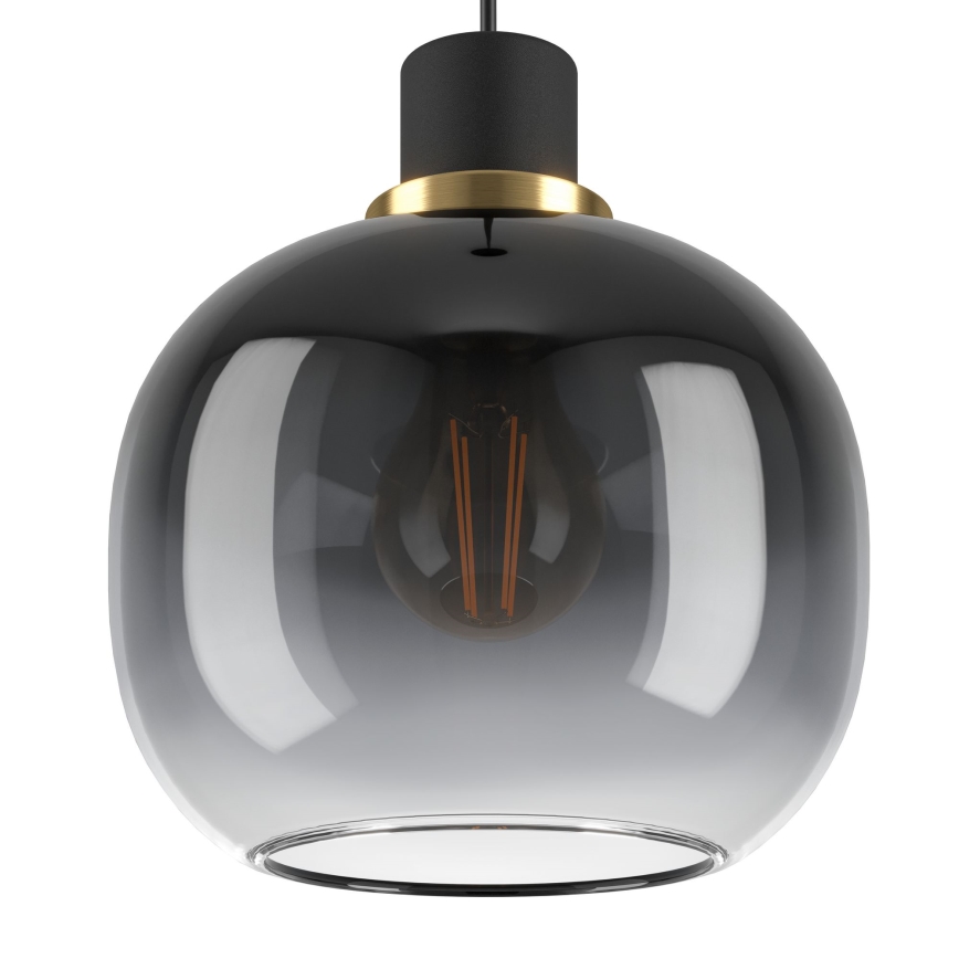 Eglo - Chandelier on a string 3xE27/40W/230V grey