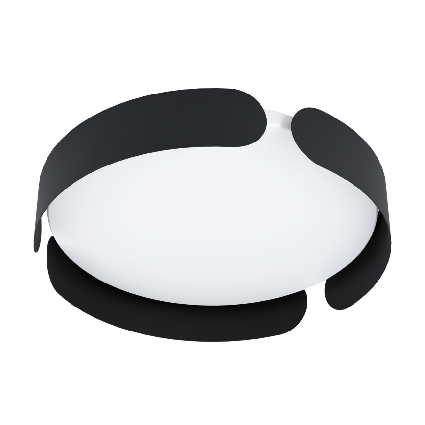 Eglo - LED Ceiling Light LED/20W/230V Ø 37 cm Black