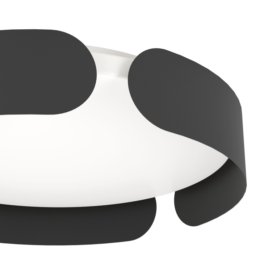 Eglo - LED Ceiling Light LED/20W/230V Ø 37 cm Black