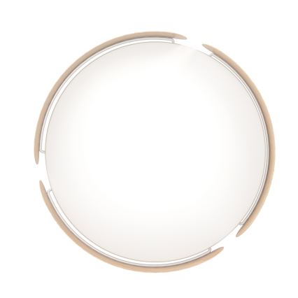 Eglo - LED Ceiling Light LED/20W/230V Ø 37 cm Beige