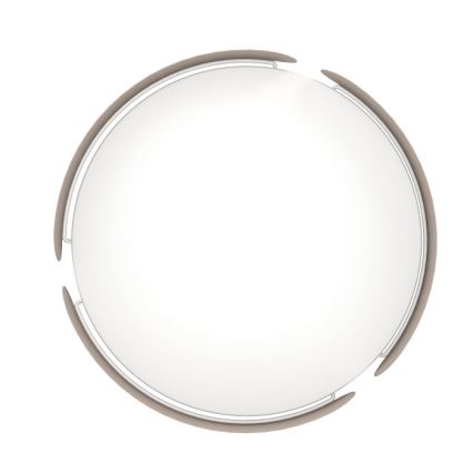 Eglo - LED Ceiling Light LED/20W/230V Ø 37 cm brown