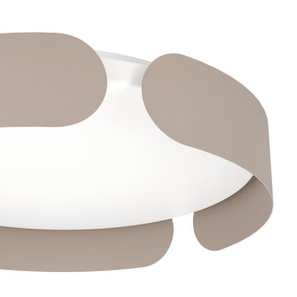 Eglo - LED Ceiling Light LED/20W/230V Ø 37 cm brown
