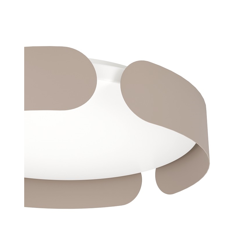 Eglo - LED Ceiling Light LED/20W/230V Ø 37 cm brown