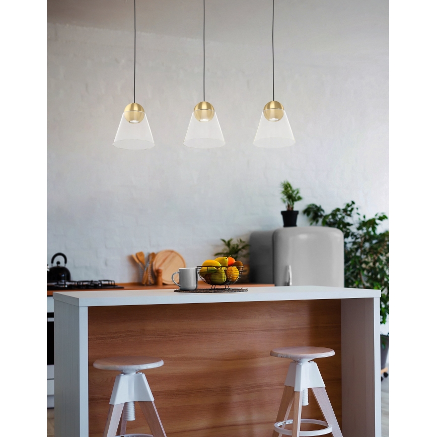 Eglo - LED Chandelier on a string 3xGU10/4,5W/230V