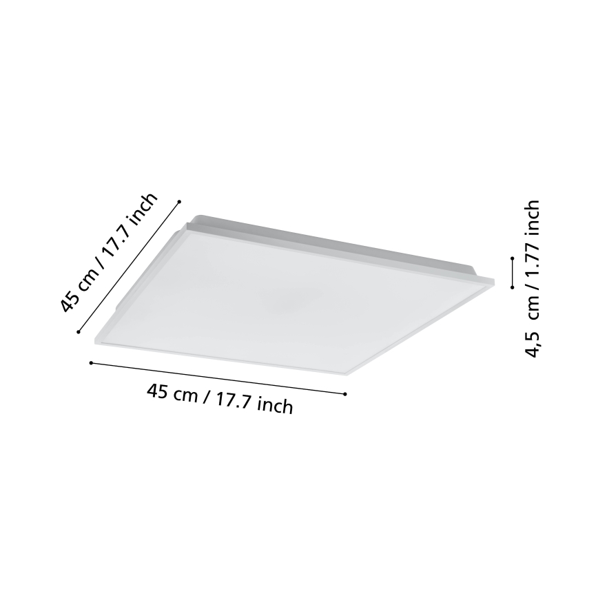 Eglo - LED Dimmable ceiling light LED/22W/230V 2700-6500K ZigBee