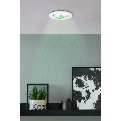Eglo - LED RGBW Dimmable recessed light LED/5W/230V ZigBee
