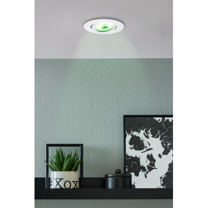 Eglo - LED RGBW Dimmable recessed light LED/5W/230V ZigBee