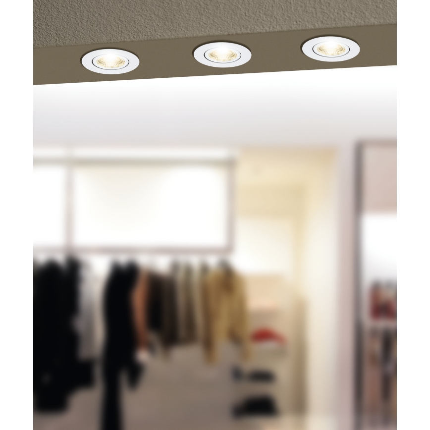 Eglo - LED RGBW Dimmable recessed light LED/5W/230V ZigBee