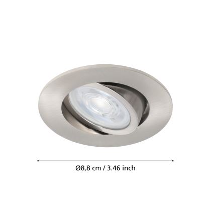 Eglo - LED RGBW Dimmable recessed light LED/5W/230V ZigBee