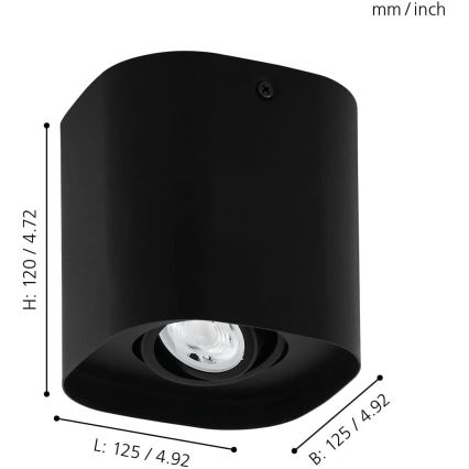 Eglo - LED RGBW Dimmable spotlight 1xGU10/5W/230V ZigBee