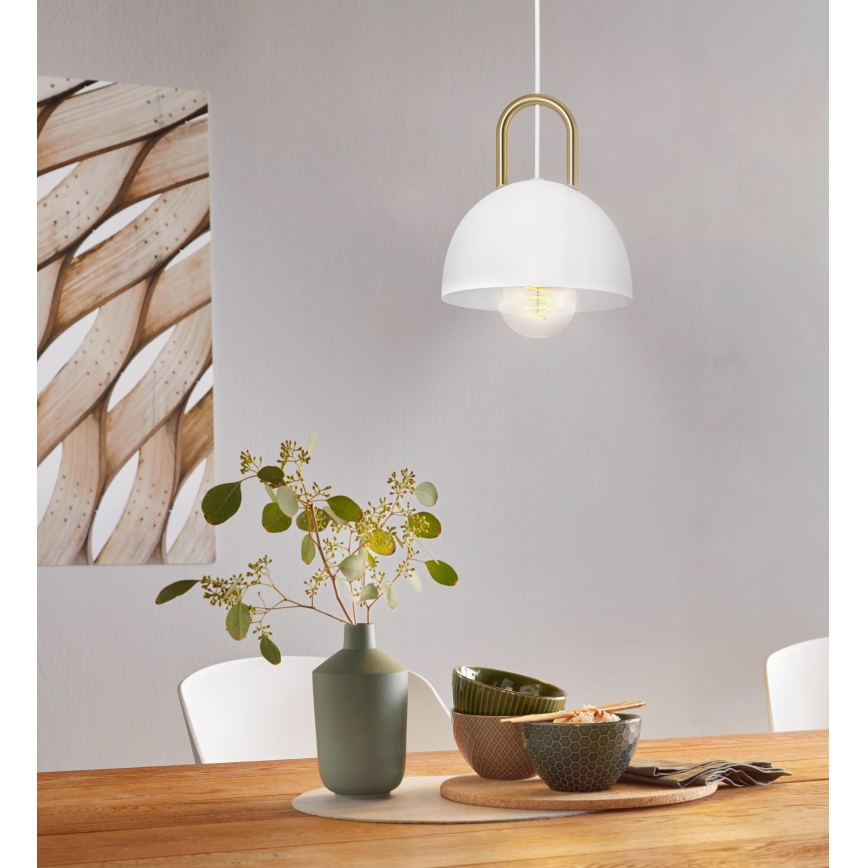 Eglo - Chandelier on a string 1xE27/40W/230V white