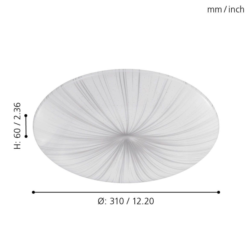 Eglo - LED Ceiling light LED/10W/230V