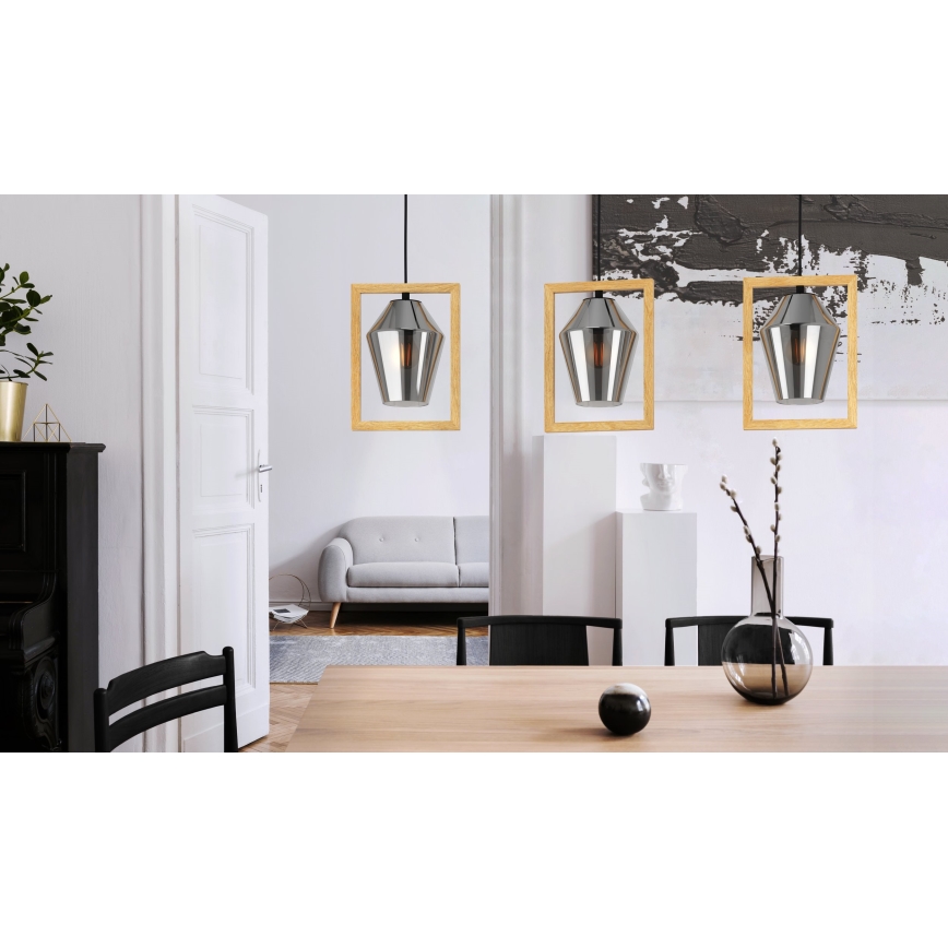 Eglo - Chandelier on a string 3xE27/40W/230V