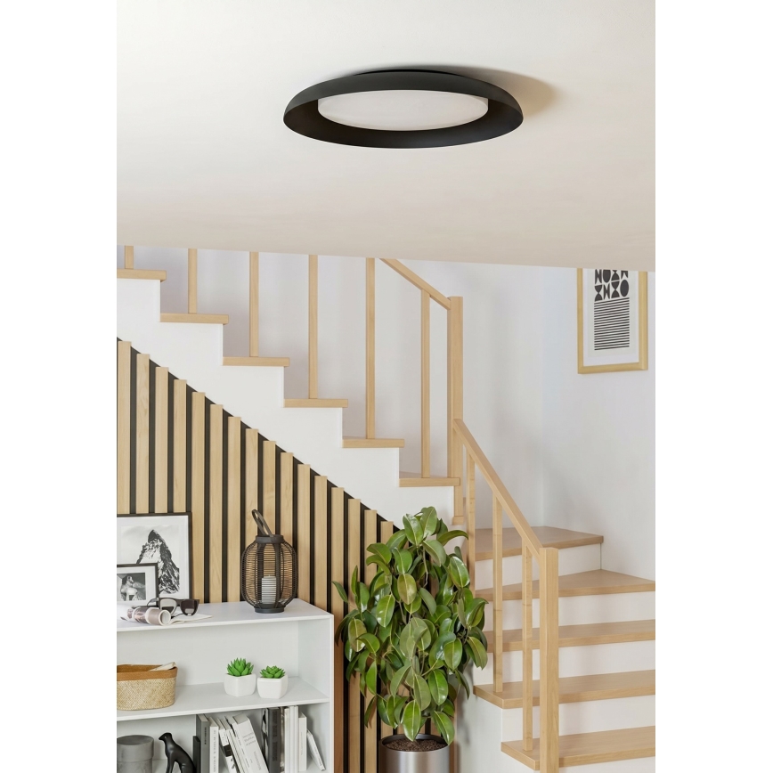 Eglo 99703 - PENJAMO LED Ceiling Light LED/17,1W/230V, Black