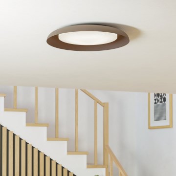 Eglo 99704 - LED Ceiling light PENJAMO LED/17,1W/230V brown