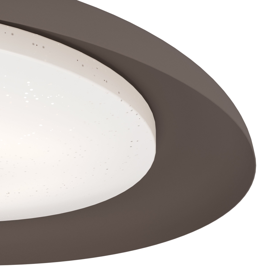 Eglo 99704 - LED Ceiling light PENJAMO LED/17,1W/230V brown