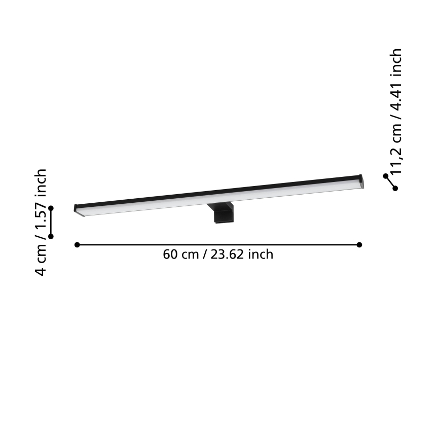 Eglo - LED Bathroom mirror lighting LED/11W/230V 4000K 60 cm IP44
