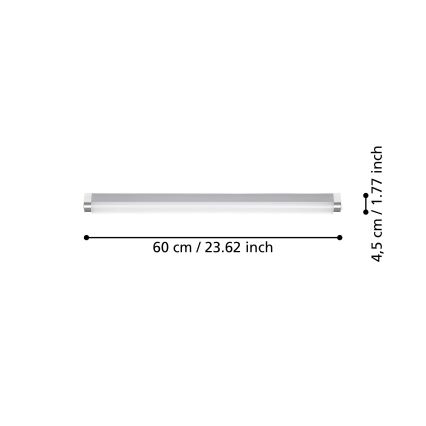 Eglo - LED Bathroom mirror lighting LED/15,5W/230V IP44 60 cm