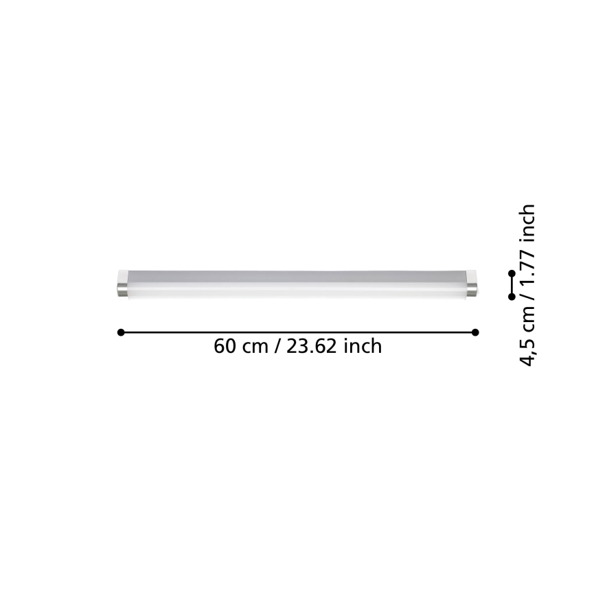 Eglo - LED Bathroom mirror lighting LED/15,5W/230V IP44 60 cm