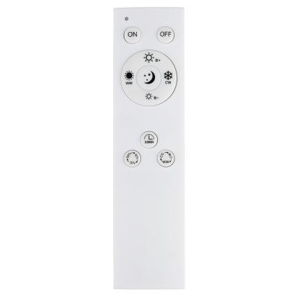 Eglo - LED Dimmable ceiling light LED/37W/230V black + remote control