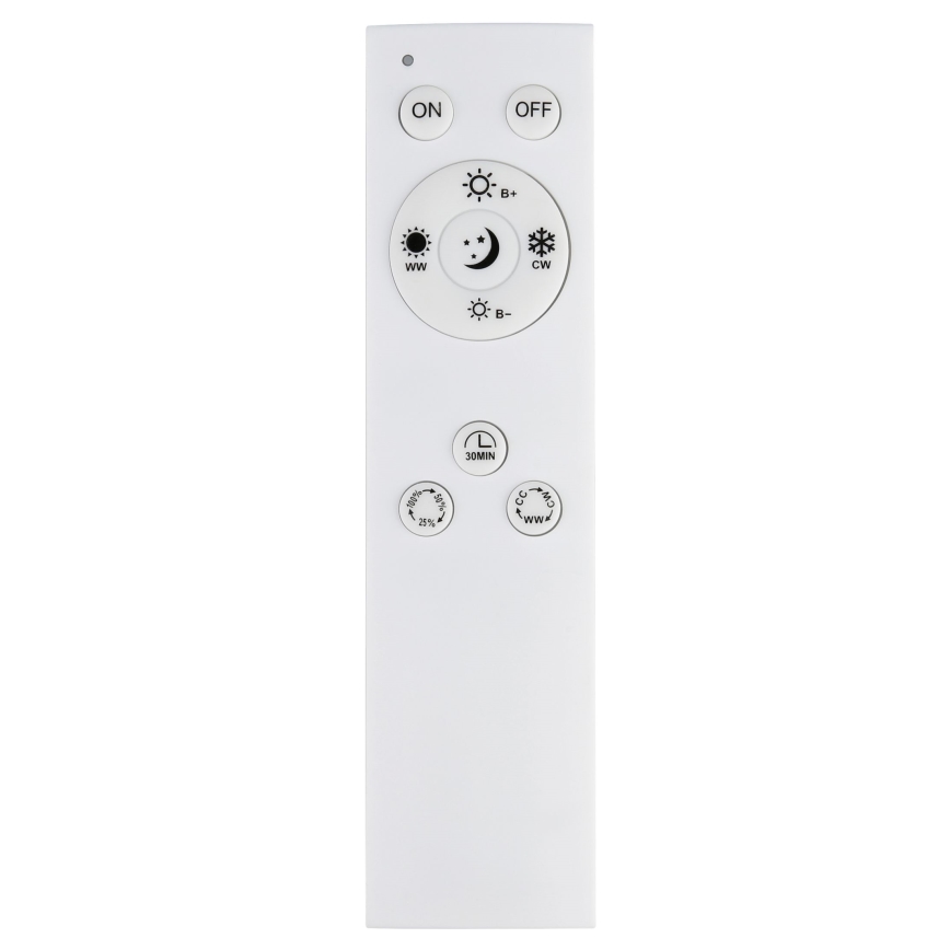 Eglo - LED Dimmable ceiling light LED/37W/230V black + remote control