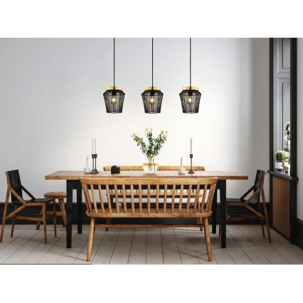 Eglo - Chandelier on a string 3xE27/40W/230V