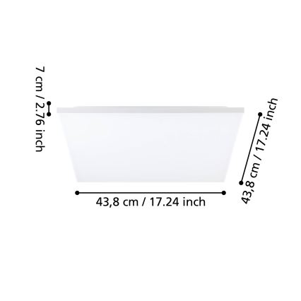 Eglo - LED Ceiling light LED/20W/230V