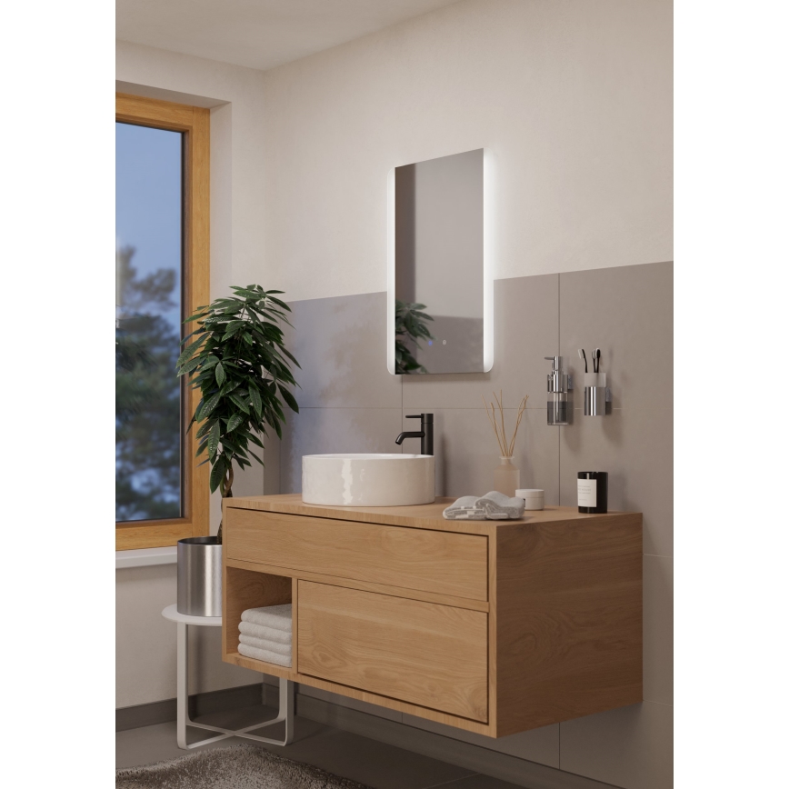 Eglo - LED Bathroom heated wall mirror with a backlight LED/28W/230V IP44