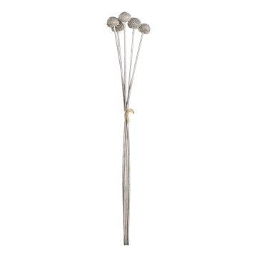 Eglo - Artificial flower 58,5 cm silver