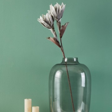 Eglo - Artificial flower 90 cm grey