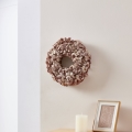 Eglo - Artificial flower wreath d. 35 cm pink