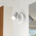 Eglo - Bathroom wall-mounted spotlight 1x GU10/5W/230V IP44 white