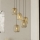 Eglo - Cable-hung ceiling pendant 5xE27/40W/230V beige